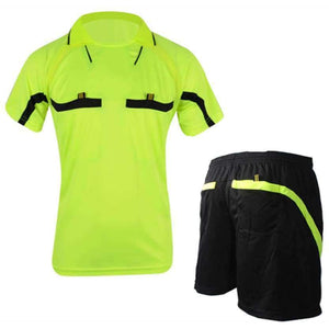 Planet Gates Red / Asian size XL Soccer Referee Jerseys Kit Professional Competition Referee Clothing Custom Football Judge Uniforms Short Tracksuits C10