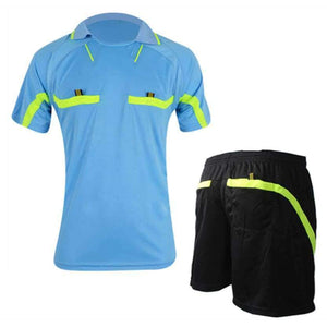 Planet Gates Red / Asian size XL Soccer Referee Jerseys Kit Professional Competition Referee Clothing Custom Football Judge Uniforms Short Tracksuits C10