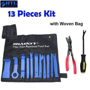 Planet Gates Red Auto Car DVD Stereo Refit Kits Interior Plastic Trim Panel Dashboard Installation Removal Tool Kit Repair Disassembly Tools Set