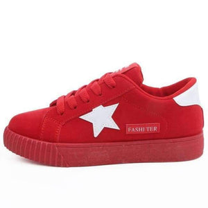 Planet Gates Red B / 6 Weweya Fashion Women Shoes Women Vulcanize Shoes Comfortable Damping Platform Shoes Women Casual Shoes Tenis Feminino Size 35-43