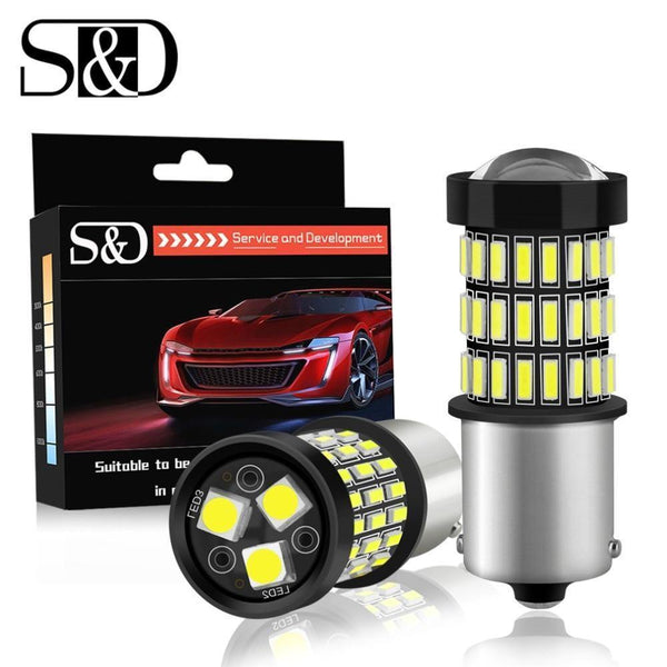 Planet Gates Red / BA15S P21W 2pcs 1156 BA15S P21W LED BAU15S PY21W LED Bulb R5W R10W 12V White Red Amber Car Light Turn Signal Brake Tail Stop Lamp Auto