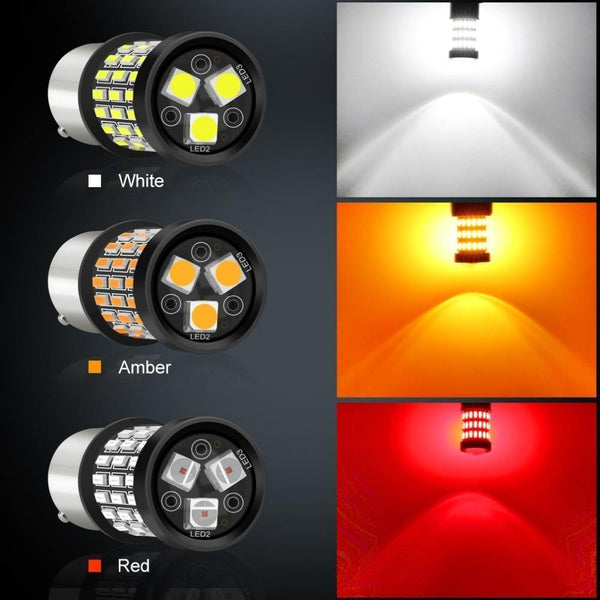 Planet Gates Red / BA15S P21W 2pcs 1156 BA15S P21W LED BAU15S PY21W LED Bulb R5W R10W 12V White Red Amber Car Light Turn Signal Brake Tail Stop Lamp Auto