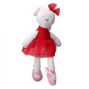 Planet Gates red ballet rabbit New Style Plush Stuffed Cute Appease Rabbit Bear Animal Toys Infant Baby Comfort Dolls For Children Kids Birthday Pretty Gift