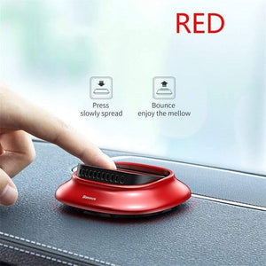 Baseus Alloy Car Air Freshener Perfume Fragrance Auto Aroma Diffuser Aromatherapy Solid Air Outlet Dashboard Perfume Holder
