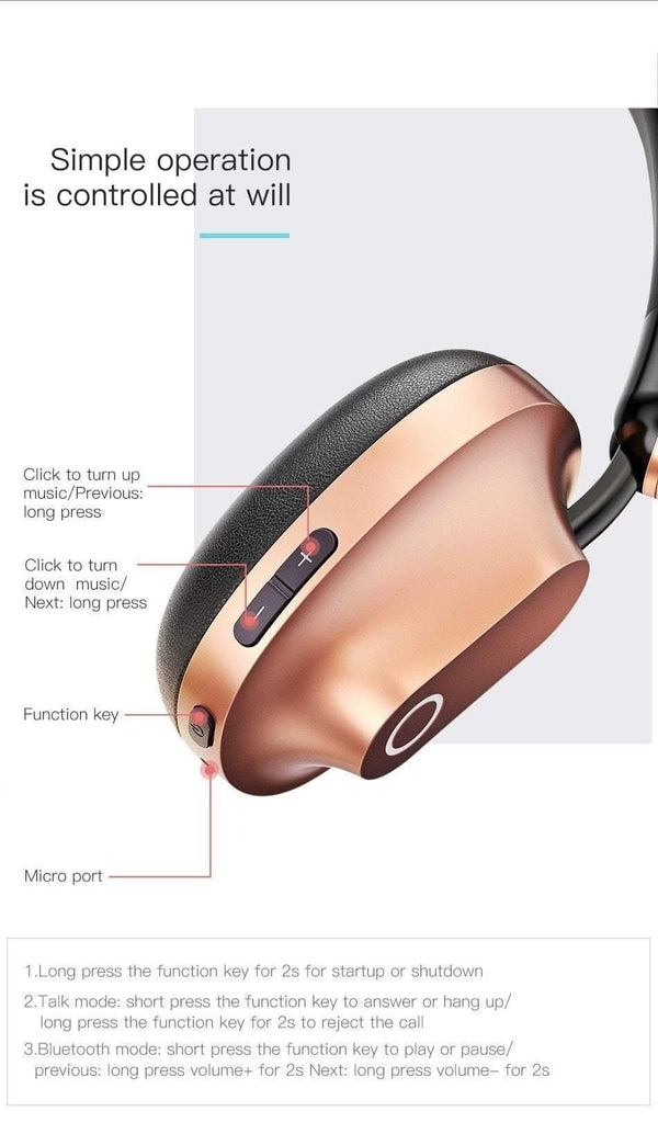 Planet Gates Red Baseus D01 Wireless Bluetooth Headphone Stereo bluetooth earphone wireless headset Young attitude headphones with Mic for phone