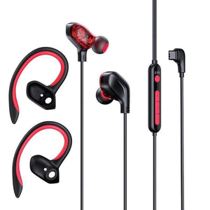 Baseus GAMO C18 Type C Gaming Earphone with RGB Light Earhook Wired In-ear Bass Stereo Earphones for PS4 PC Computer Gamer