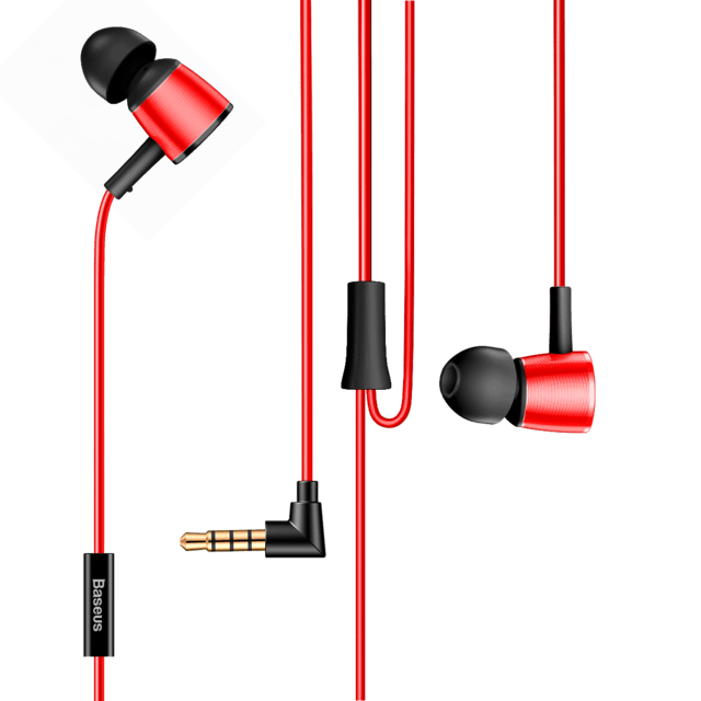 Planet Gates Baseus H07 Hi-Res Audio Wired Earphone Headset With Mic Metal In-Ear Earphone Stereo Bass Sound With 3.5mm Jack Earbuds kulakl k