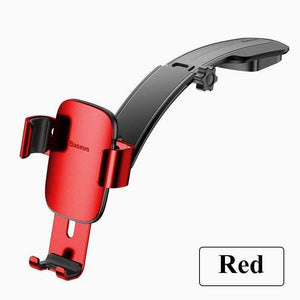 Baseus Metal Car Phone Mount Holder For iPhone Samsung Foldable Gravity Mobile Phone Holder for Dashboard Paste Car Holder Stand