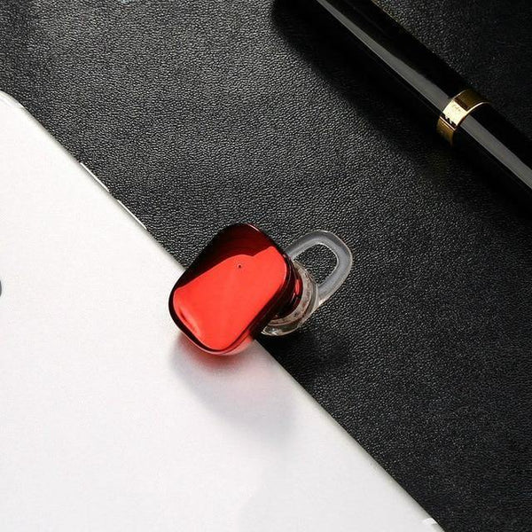 Planet Gates Red Baseus Mini Wireless Bluetooth Earphone For iPhone X 8 Samsung S9 S8  In-Ear Stereo Wireless Bluetooth Driver Earphones With Mic