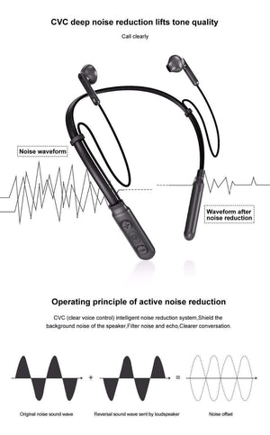 Baseus S16 Bluetooth Earphone Built-in Mic Wireless Lightweight Neckband Sport Headphone earbuds stereo auriculares for phone - Planet Gates