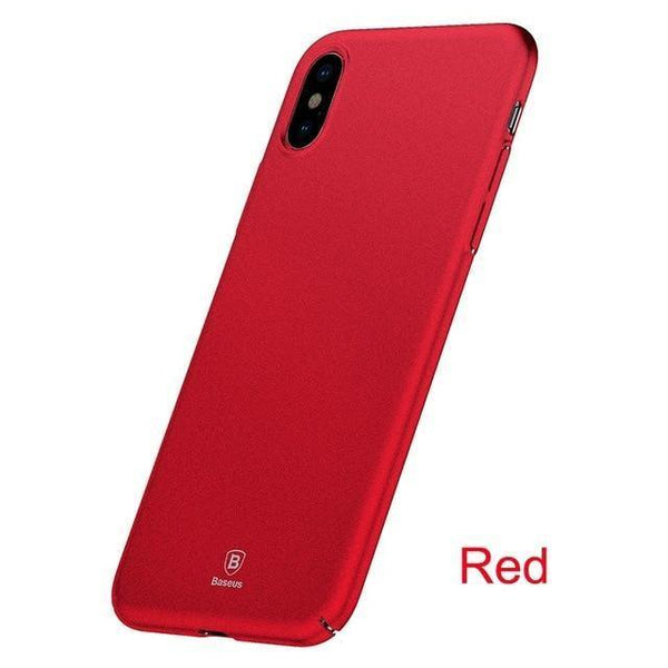 Planet Gates Red Baseus Ultra Thin Hard Plastic Case For iPhone X Luxury Retro Rocky Pattern Case for iPhone X Coque Funda