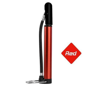Planet Gates Red Bike Pump Bicycle Tire Portable Inflator Air Pump 100PSI Mountain Road Bike Accessories for Cycling MTB Bicycle Pump