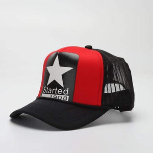 Planet Gates red black Summer Baseball Cap For Women Men Unisex Mesh Cap Cartoon Star Snapback Hat Bone Male Adjustable Baseball Cap Hat