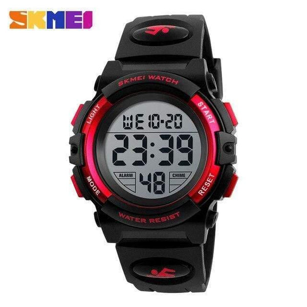 Planet Gates red Brand Kids Watches Children's Watches for Boy Girls LED Digital Watch Multifunctional Waterproof Wrist Watch montre enfant
