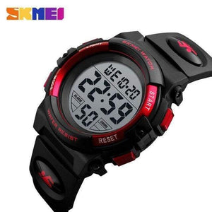 Planet Gates Red Brand Outdoor Sports Children Watch Kids Watches For Boys Girls LED Digital Wristwatches Waterproof Relogio Clock