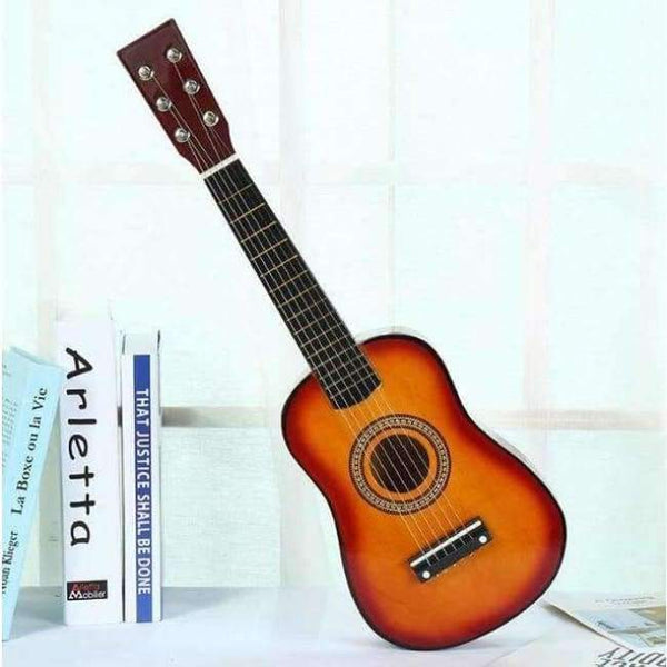Planet Gates red brown / 30 Inches 23-inch Guitar Children's Performance Small Acoustic Guitar Instrument Entry-level Acoustic Guitar Musical Instrument Gift AGT08