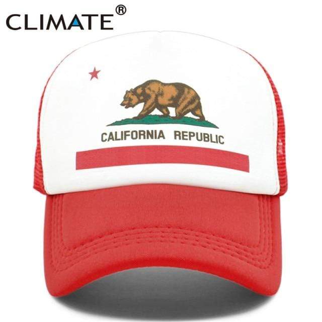 Planet Gates California Trucker Cap Men Bear California Republic Flag Cap  Funny Hip Hop Hat Cap Cool Summer Mesh Cap Adult  Kids Kid