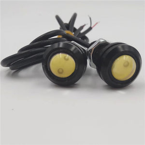 Planet Gates Red Car Flashing 10PCS/Lot 12V LED 18mm Eagle Eye Light High Power lamp Daytime Running Light parking Reverse Fog bulb Backup DRL