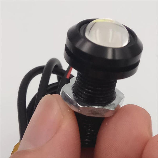 Planet Gates Red Car Flashing 10PCS/Lot 12V LED 18mm Eagle Eye Light High Power lamp Daytime Running Light parking Reverse Fog bulb Backup DRL