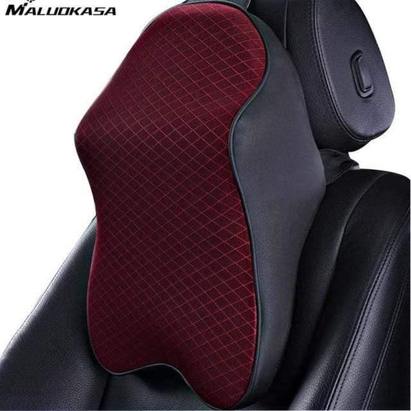 Planet Gates Red Car Neck Pillow 3D Memory Foam Head Rest Adjustable Auto Headrest Pillow Travel  Neck Cushion Support  Holder Seat pillow