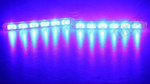 Planet Gates Red Car Truck Emergency Light Flashing Firemen Lights 4*6 Led Car-Styling Ambulance Police Light Strobe Warning Light DC 12V