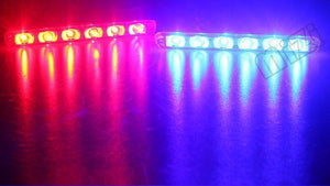 Planet Gates Red Car Truck Emergency Light Flashing Firemen Lights 4*6 Led Car-Styling Ambulance Police Light Strobe Warning Light DC 12V