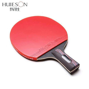 Planet Gates Red Carbon Fiber Table Tennis Racket Double Face Pimples-in Racket Rubber Table Tennis Bat with Bag Top Recommended