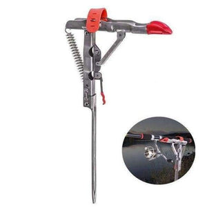 Automatic Fishing Pole Bracket Fishing Rod Mount Steel High Strength Outdoor Fish Pole Holder Standard Fishing Gear Pesca