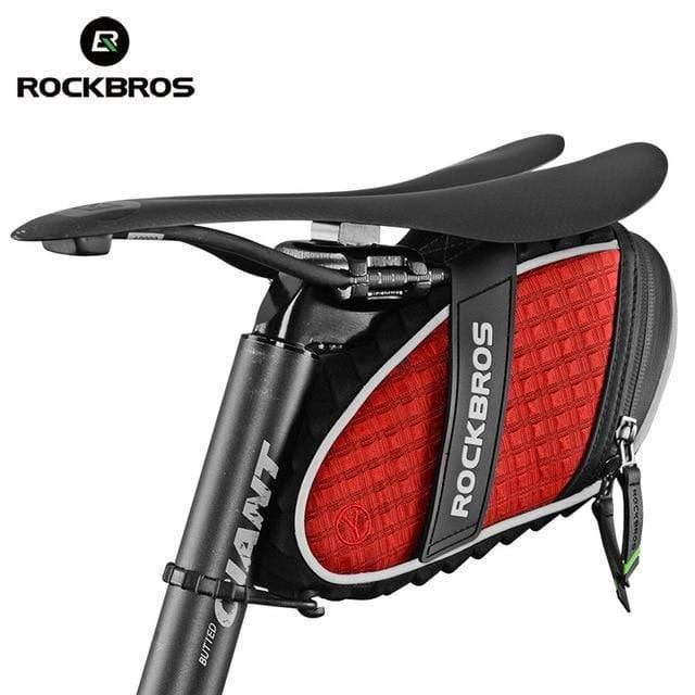Planet Gates Bicycle Bag 3D Shell Rainproof Saddle Bag Reflective Bike Bag Shockproof Cycling Rear Seatpost Bag MTB Bike Accessories