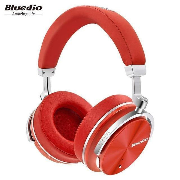 Planet Gates Red / China Bluedio T4S Active Noise Cancelling Wireless Bluetooth Headphones wireless Headset with microphone for phones