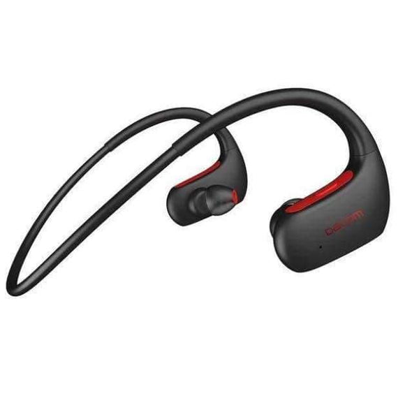 Planet Gates Red / China Bluetooth Headphone Bass IPX7 Waterproof Wireless Headset Bass Stereo Earphone with Microphone for Samsung iPhone