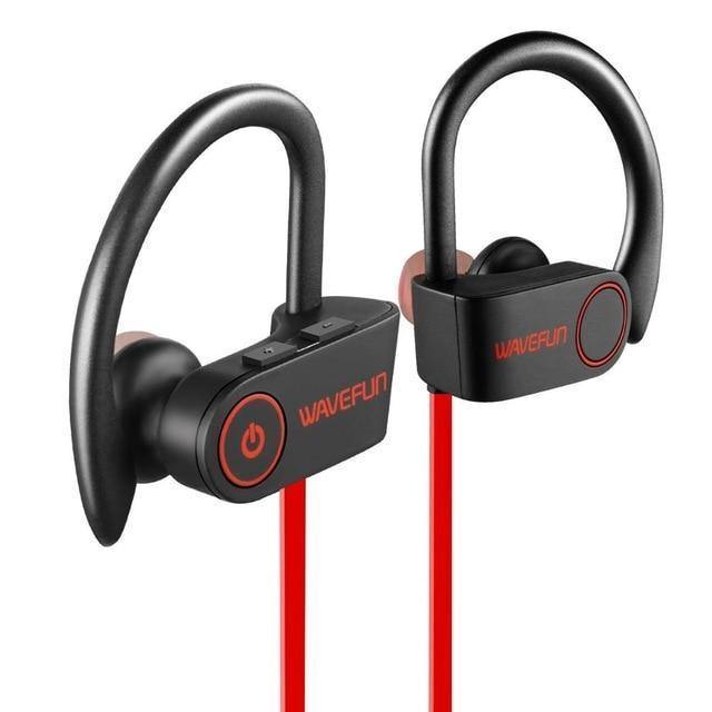 Planet Gates Bluetooth headphones IPX7 waterproof wireless headphone sports bass bluetooth earphone with mic for phone iPhone xiaomi