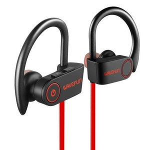 Planet Gates Red / China Bluetooth headphones IPX7 waterproof wireless headphone sports bass bluetooth earphone with mic for phone iPhone xiaomi