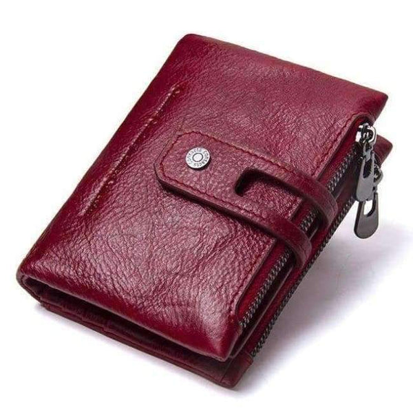 Planet Gates red / China CONTACT'S Genuine Crazy Horse Leather Mens Wallet Man Cowhide Cover Coin Purse Small Brand Male Credit&ID Multifunctional Walets
