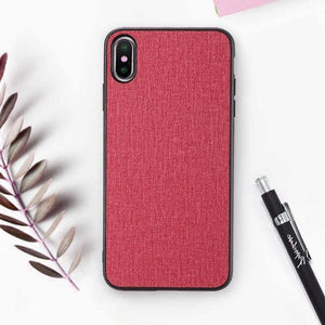 Planet Gates Red / China / For iPhone 6 6s FLOVEME Classic Cloth Case For iPhone XS Max XR Luxury Soft Silicone Phone Cases For iPhone X 7 8 Plus 6 6s Fabric Cover Coque