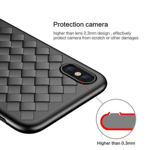 Planet Gates Red / China / For iPhone X FLOVEME Super Soft Phone Case For iPhone 8 X XS Max Luxury Grid Cases For iPhone 6 6s 7 8 Plus XR XS Cover Silicone Accessories