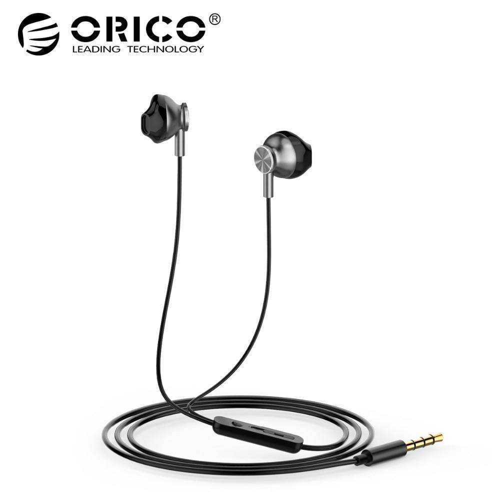 Planet Gates Red / China ORICO Original In-Ear Earphone Noise Isolating Metal Hi-fi Earphone Sport Headset with Mic for Mobile phone Universal for MP4
