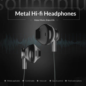 Planet Gates Red / China ORICO Original In-Ear Earphone Noise Isolating Metal Hi-fi Earphone Sport Headset with Mic for Mobile phone Universal for MP4