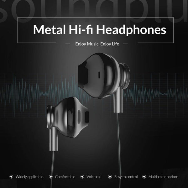 Planet Gates Red / China ORICO Original In-Ear Earphone Noise Isolating Metal Hi-fi Earphone Sport Headset with Mic for Mobile phone Universal for MP4