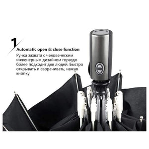 Planet Gates red / China Quality Brand Large Folding Umbrella Men Rain Woman Double Golf Business Gift Umbrella Automatic Windproof Umbrellas