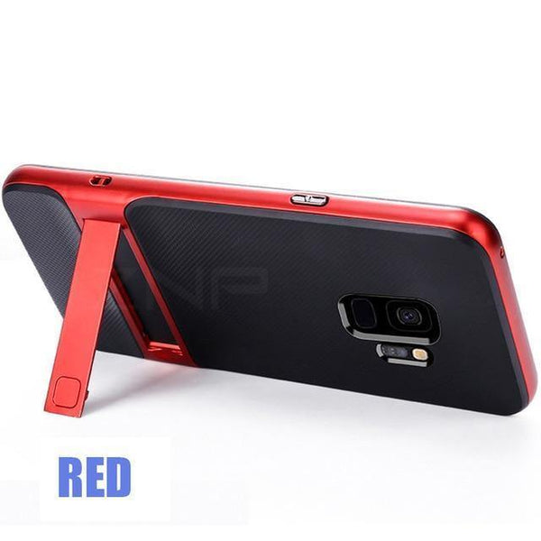 Planet Gates Red / China / S8 360 Full Cover Protective Case For Samsung Galaxy S9 S8 Plus PC + TPU Shock Proof Cover For Samsung Note 8 Kickstand Phone Case