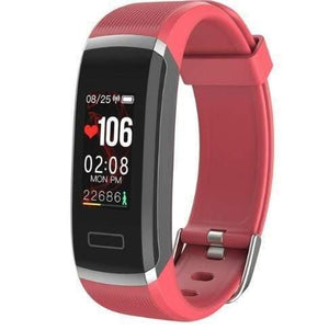 Planet Gates red / China Smart Watch GT101 Waterproof Color Screen Fitness Tracker Heart Rate Monitor Call Reminder Smartwatch Men Women
