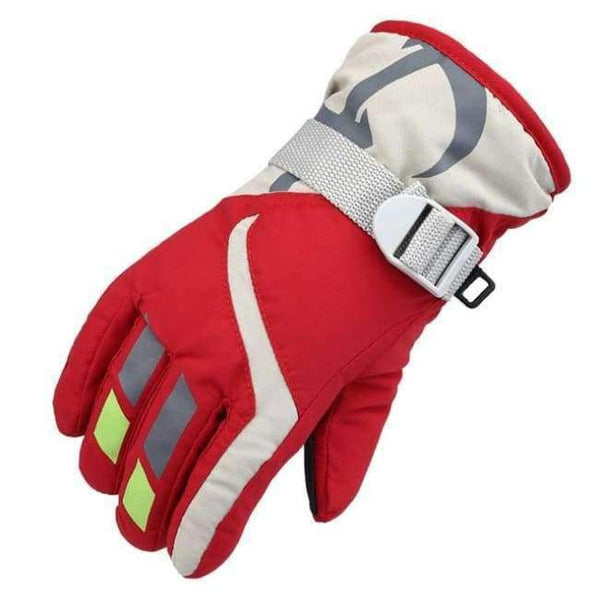 Planet Gates Red / China Sports skiing gloves Child Winter boys and girls Warm Waterproof Windproof Snow Snowboard Ski Sports Gloves