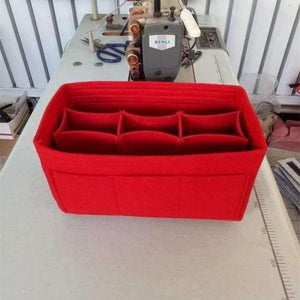 Planet Gates red Cloth Insert Bag Organizer Makeup Handbag Organizer Multi-functional Travel Insert Handbag Portable  Cosmetic Bags