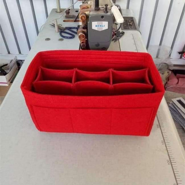 Planet Gates red Cloth Insert Bag Organizer Makeup Handbag Organizer Multi-functional Travel Insert Handbag Portable  Cosmetic Bags