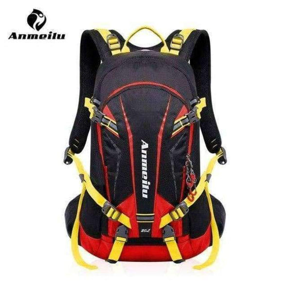 Planet Gates Red Color / 20L 20L Sports Bag Waterproof Nylon Camping Climbing Bag Rucksack Outdoor Travel Hiking Cycling Backpack Rain Cover 4 Colors