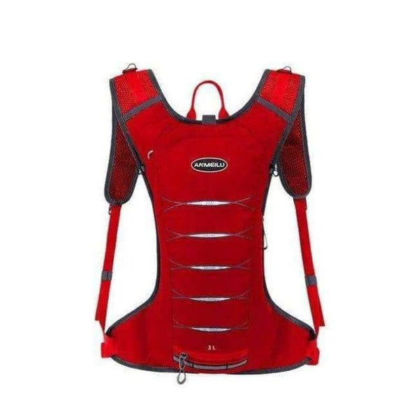 Planet Gates Red Color 3L Sport Running Bag Women Men Waterproof Hiking Cycling Camping Backpack Jogging Belt Waist Vest Pack Gym Accessories