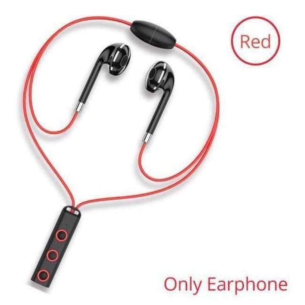 Planet Gates red color Bluetooth Earphone in ear Wireless Earphones Magnetic Sport Ear Phones with Mic Mobile Bluetooth in-ear Earbuds