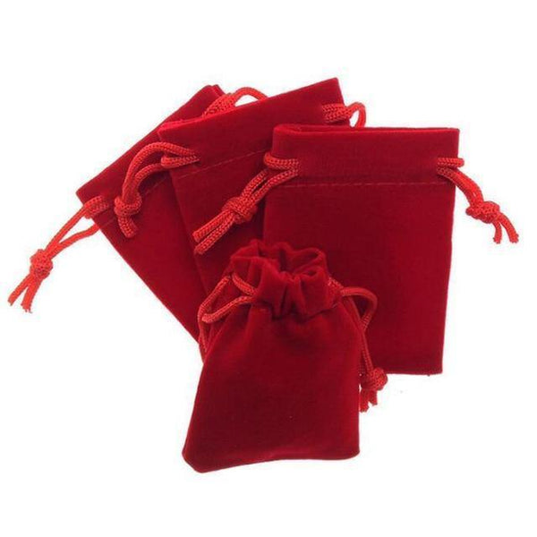Planet Gates Red Colour / 5x7cm 100pcs/lot 5x7, 7x9, 8x10, 10x12cm Drawstring Velvet Bags & Pouches Jewelry Bags Gift Packaging Bag Customize Custom Print Logo