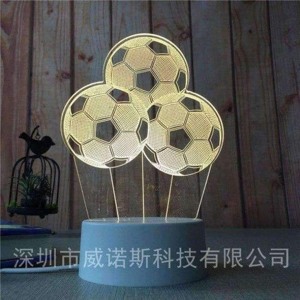 Planet Gates Red Creative USB desk lamp 3D night light Moonlight 3D phantom lighting table lamp